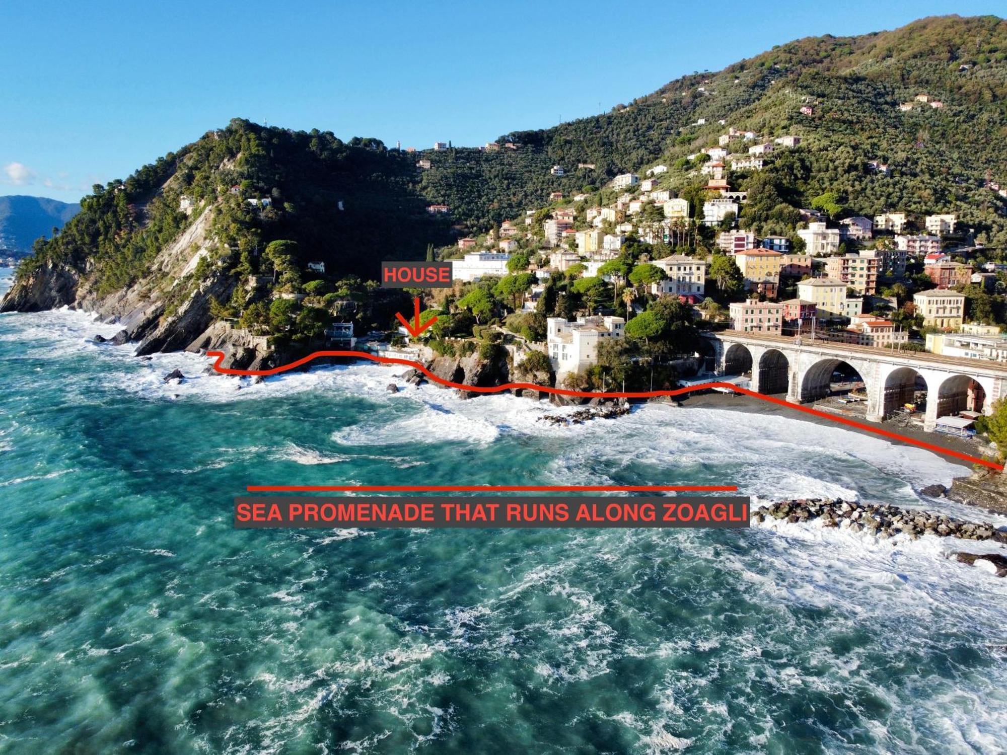 Апартаменты Un Passo Dal Mare Дзоальи Экстерьер фото